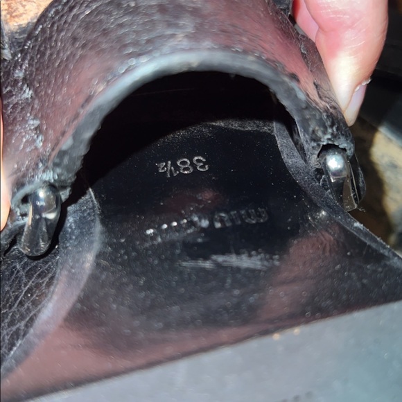 Miu Miu Leopard Motorcycle Biker Boots 38 1/2 - Picture 12 of 13